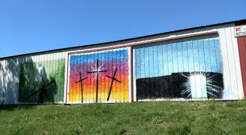 our barn mural